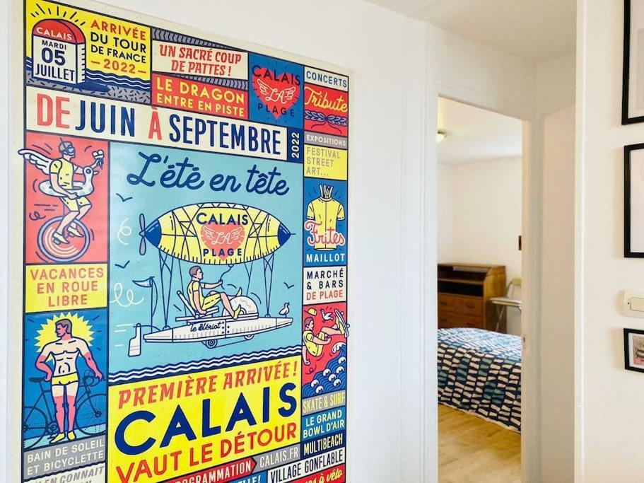 Appartement Renove Et Lumineux. Calais Eksteriør billede